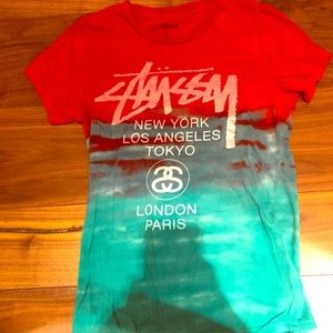 Stussy tie dye shirt
